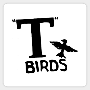 T Birds - Black Sticker